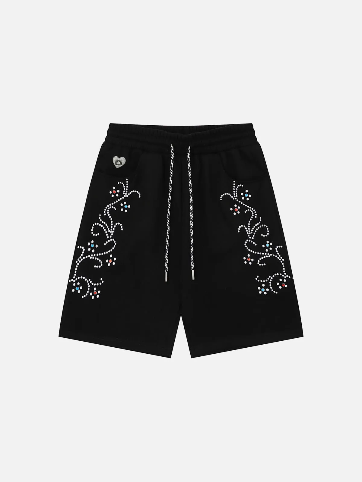 Aelfric Eden Rhinestone Floral Shorts sold by Aelfric Eden product image thumbnail 2