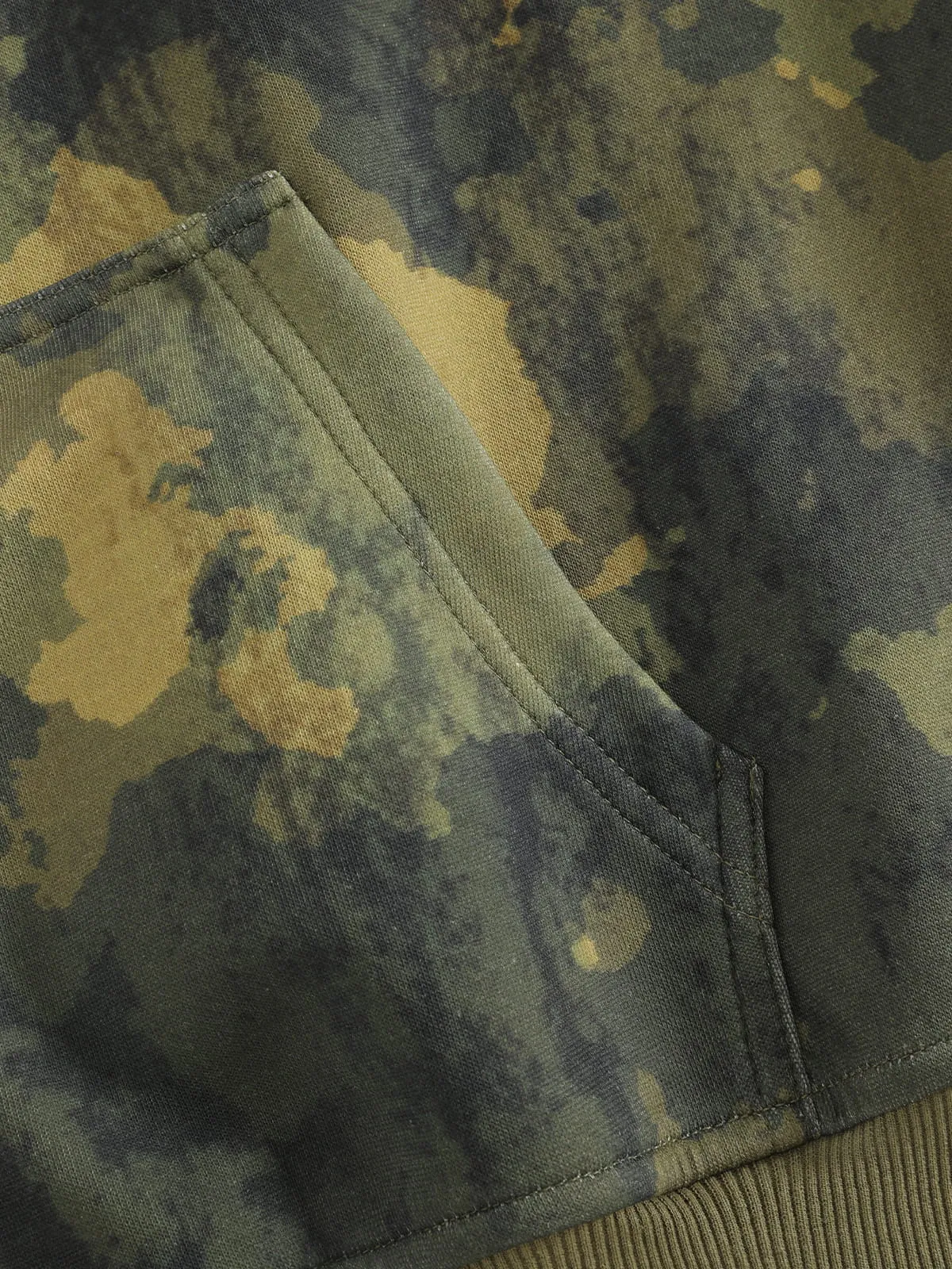 Aelfric Eden Boxy CAMO Embroidered Zip Up Hoodie sold by Aelfric Eden product image thumbnail 4