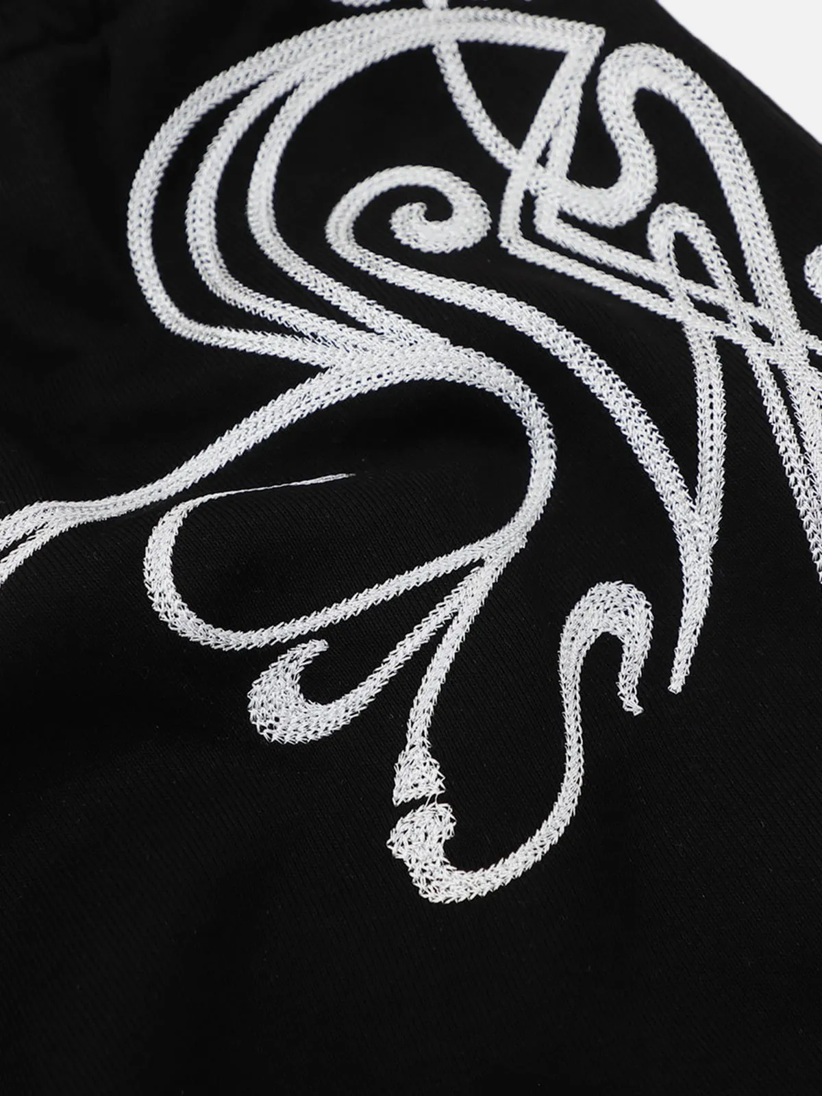 Aelfric Eden Scroll Embroidery Shorts sold by Aelfric Eden product image thumbnail 4