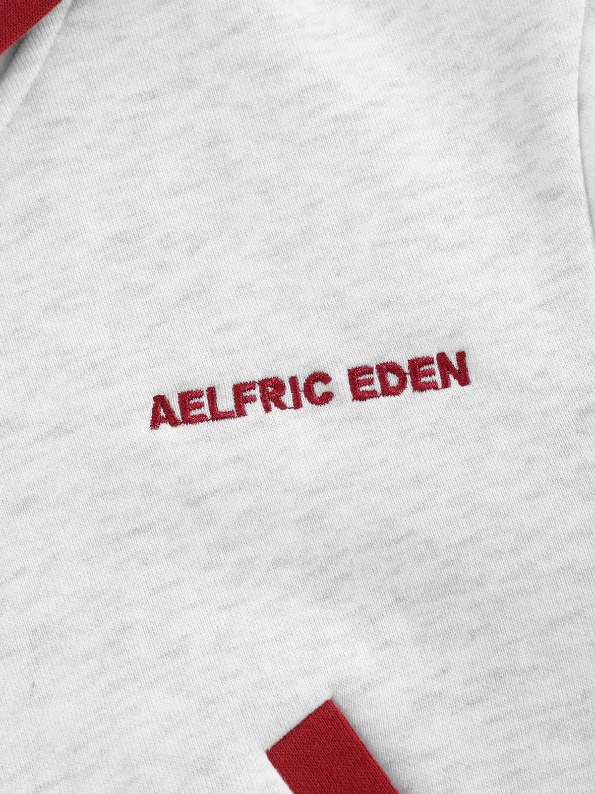 Aelfric Eden Cropped Contrast Stripe Zip Up Hoodie sold by Aelfric Eden product image thumbnail 4