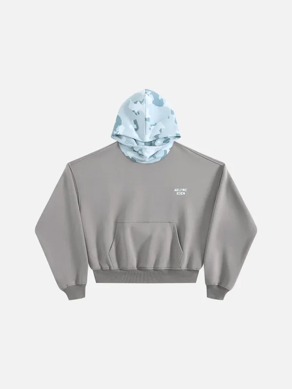 Aelfric Eden Boxy CAMO Hood Pullover Hoodie made by Aelfric Eden