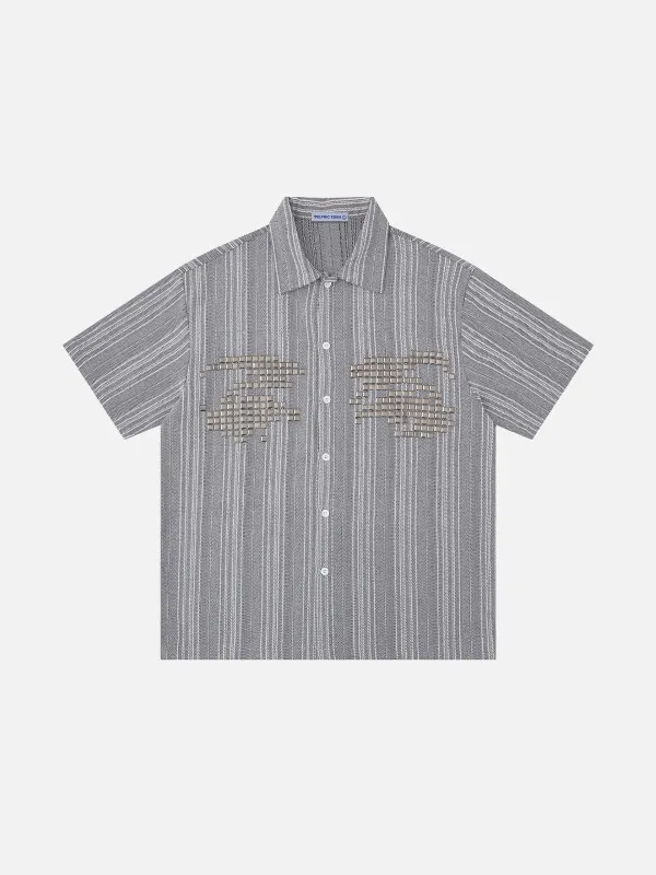 Aelfric Eden Studded Short Sleeve Shirt made by Aelfric Eden