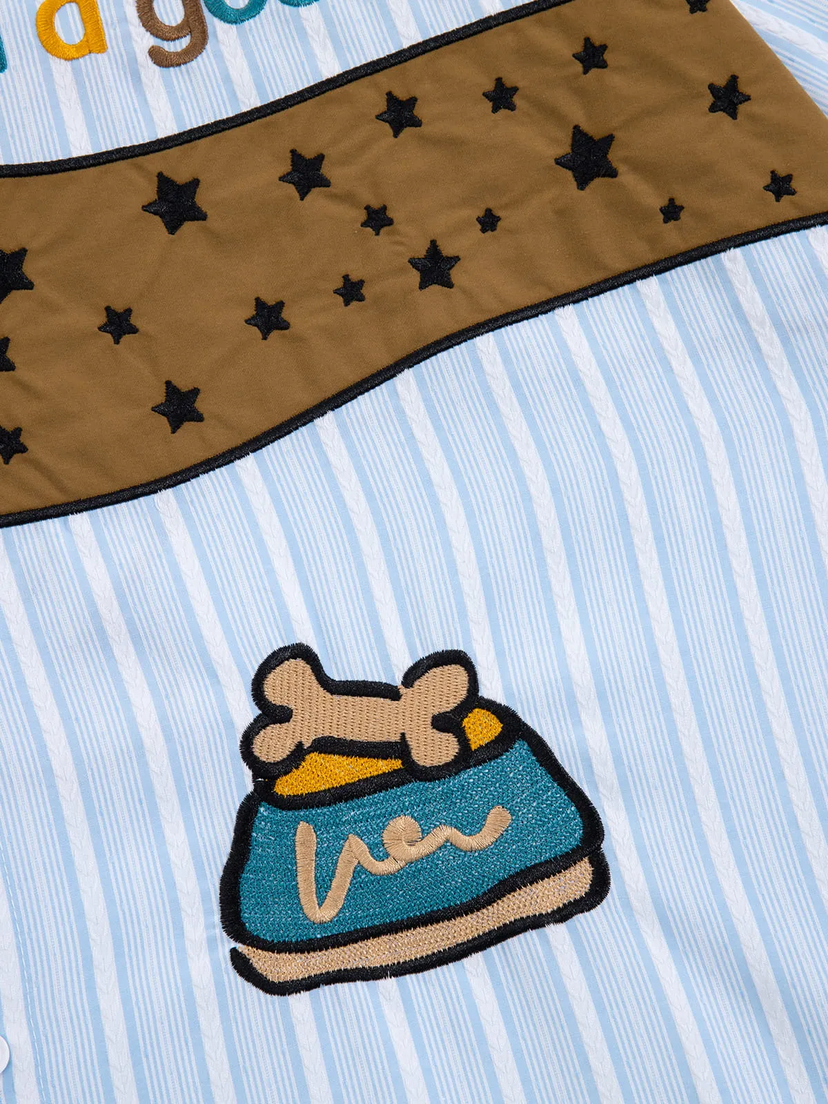 Aelfric Eden Embroidery Dachshund Short Sleeve Shirt sold by Aelfric Eden product image thumbnail 5