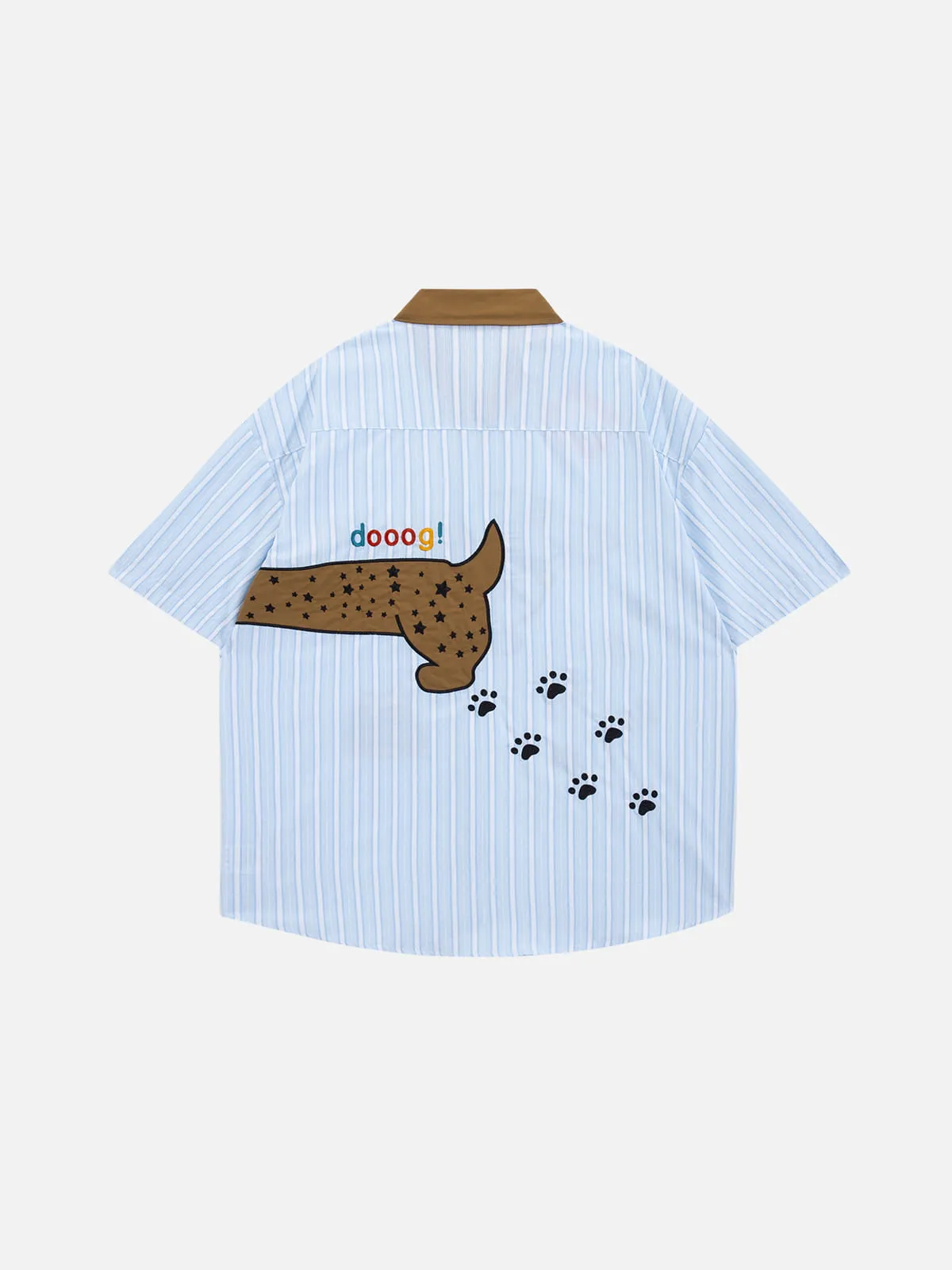 Aelfric Eden Embroidery Dachshund Short Sleeve Shirt sold by Aelfric Eden product image thumbnail 2