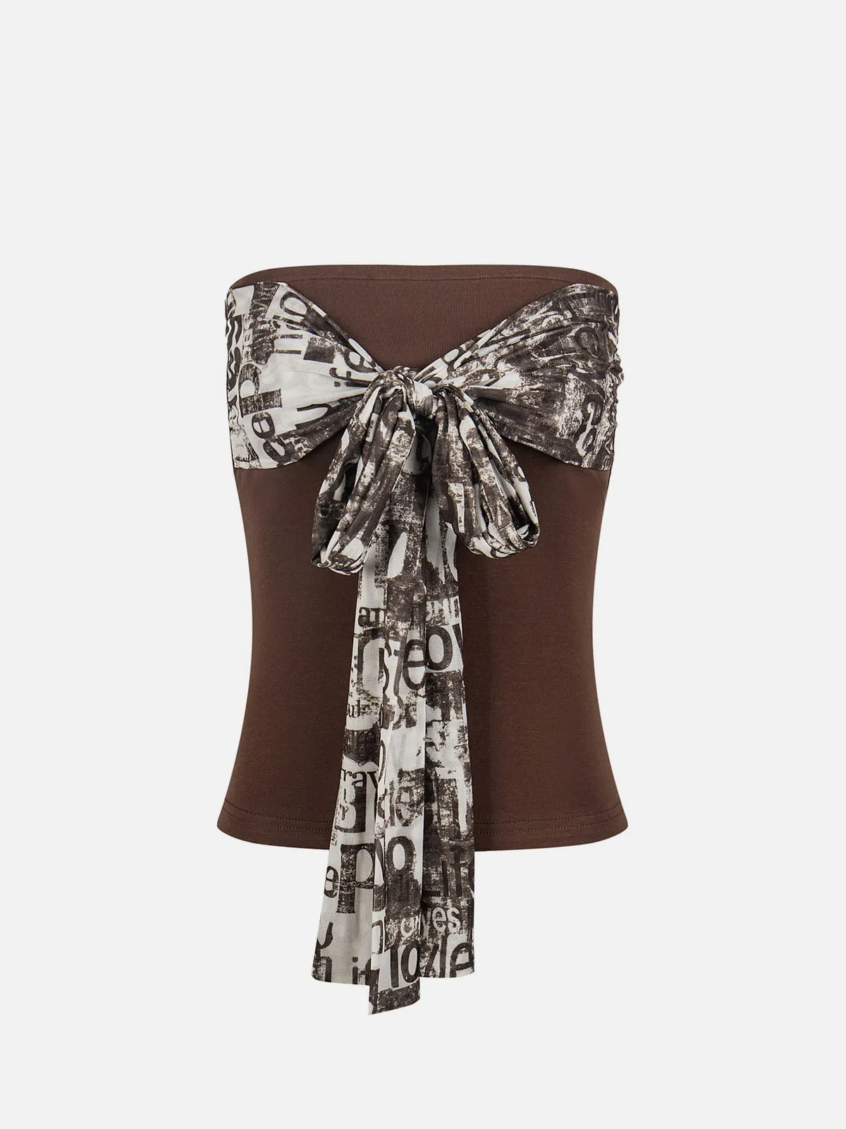 Aelfric Eden Contrast Bow Tube Top sold by Aelfric Eden