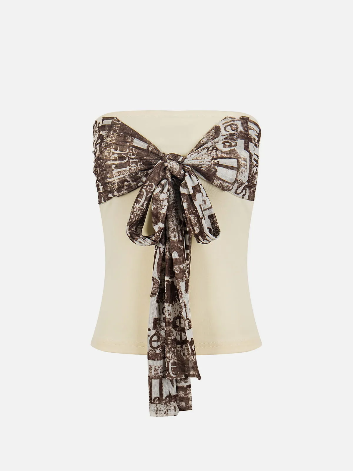 Aelfric Eden Contrast Bow Tube Top sold by Aelfric Eden product image thumbnail 2