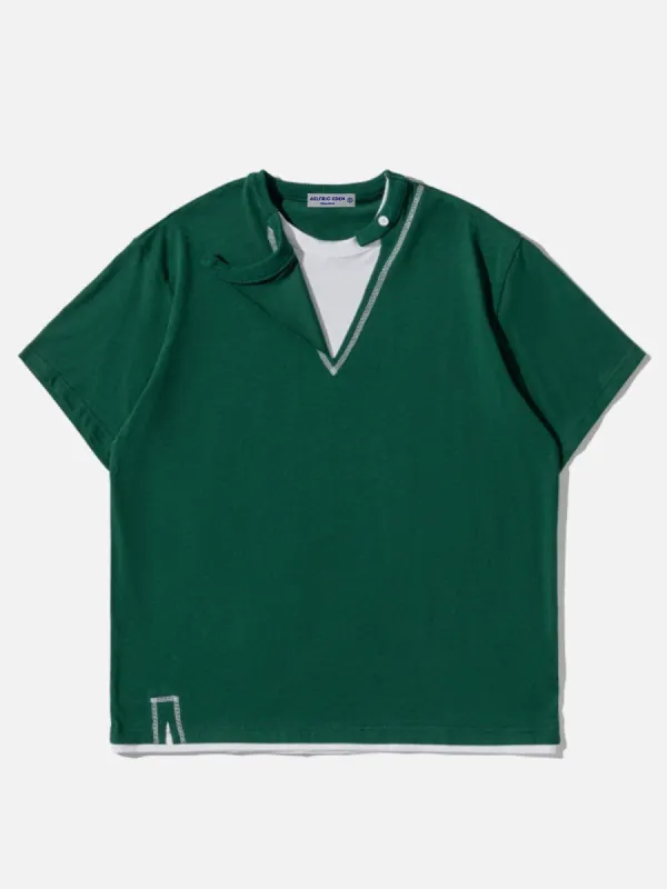 Aelfric Eden Solid Patchwork Tee sold by Aelfric Eden