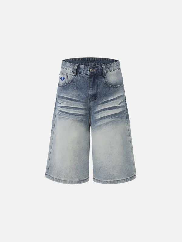 Aelfric Eden Washed Fade Longline Jorts made by Aelfric Eden