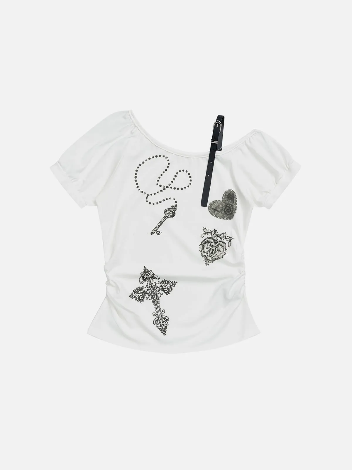 Aelfric Eden Strap-Off The-Shoulder Tee sold by Aelfric Eden product image thumbnail 2