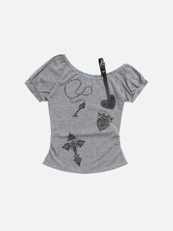 Aelfric Eden Strap-Off The-Shoulder Tee made by Aelfric Eden