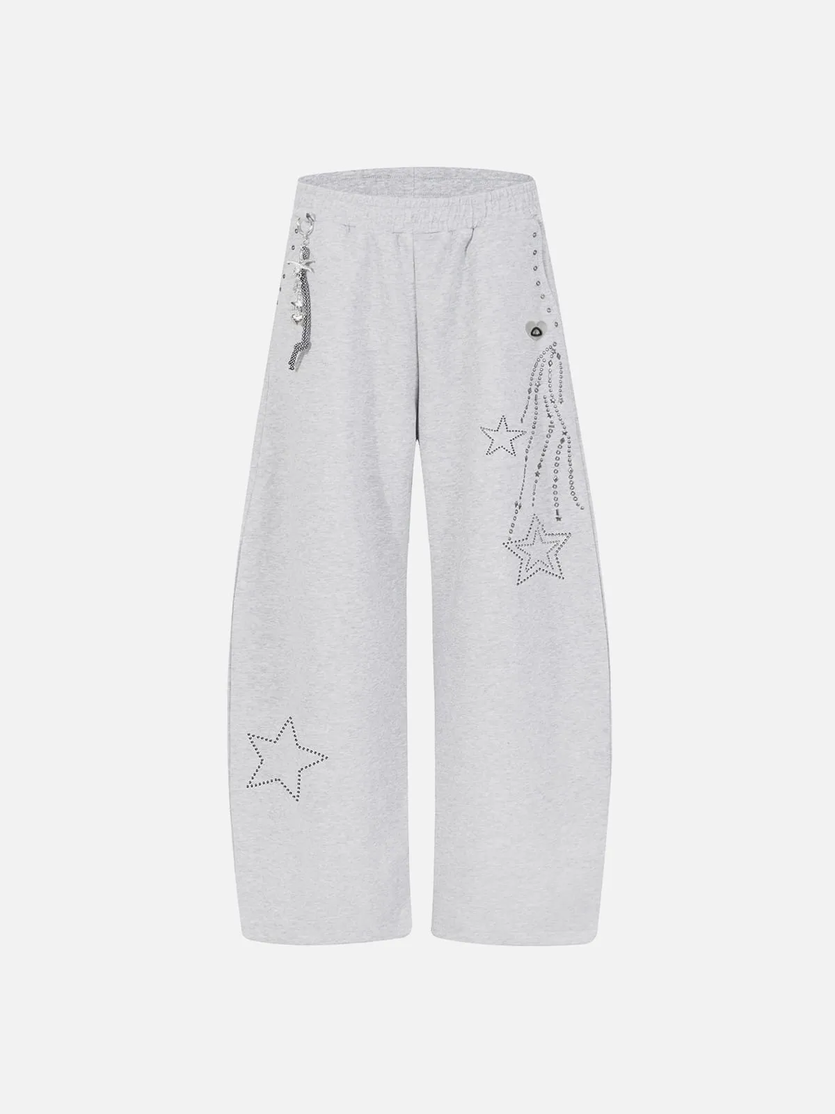 Aelfric Eden Rhinestone Star Baggy Barrel Sweatpants sold by Aelfric Eden product image thumbnail 3