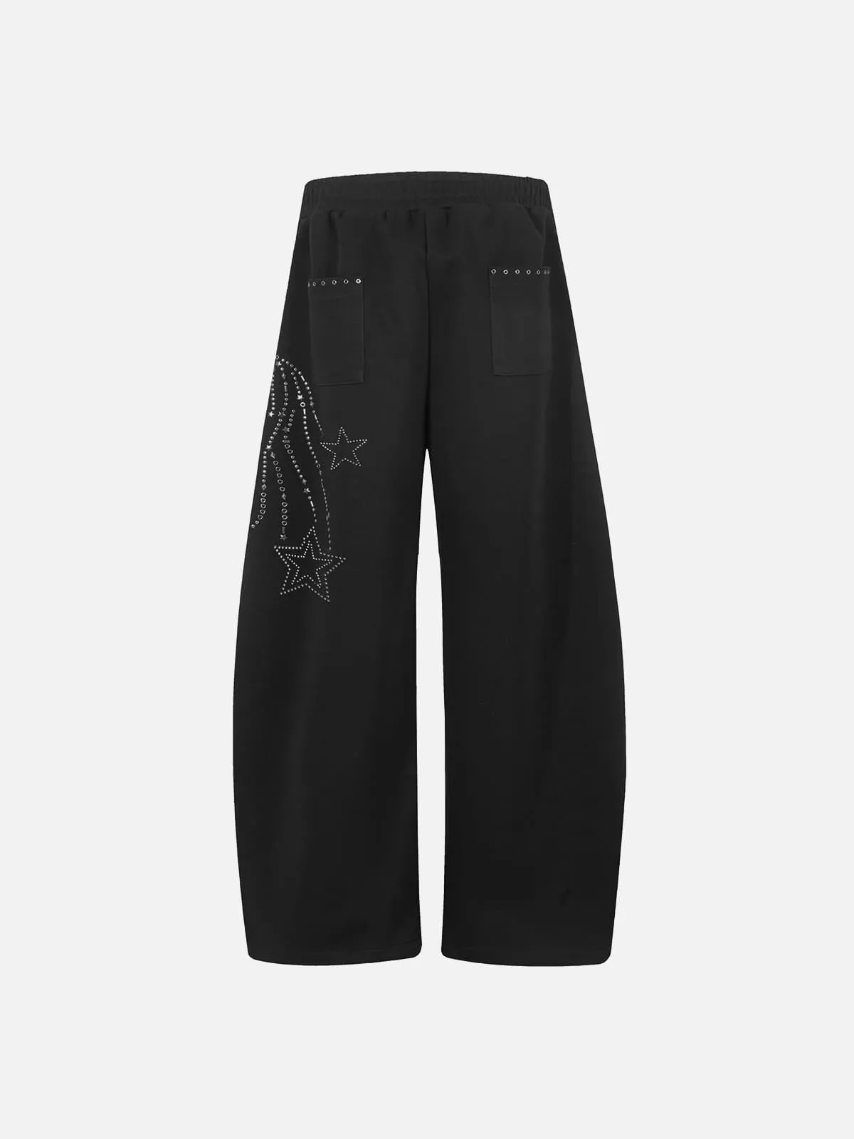 Aelfric Eden Rhinestone Star Baggy Barrel Sweatpants sold by Aelfric Eden product image thumbnail 4