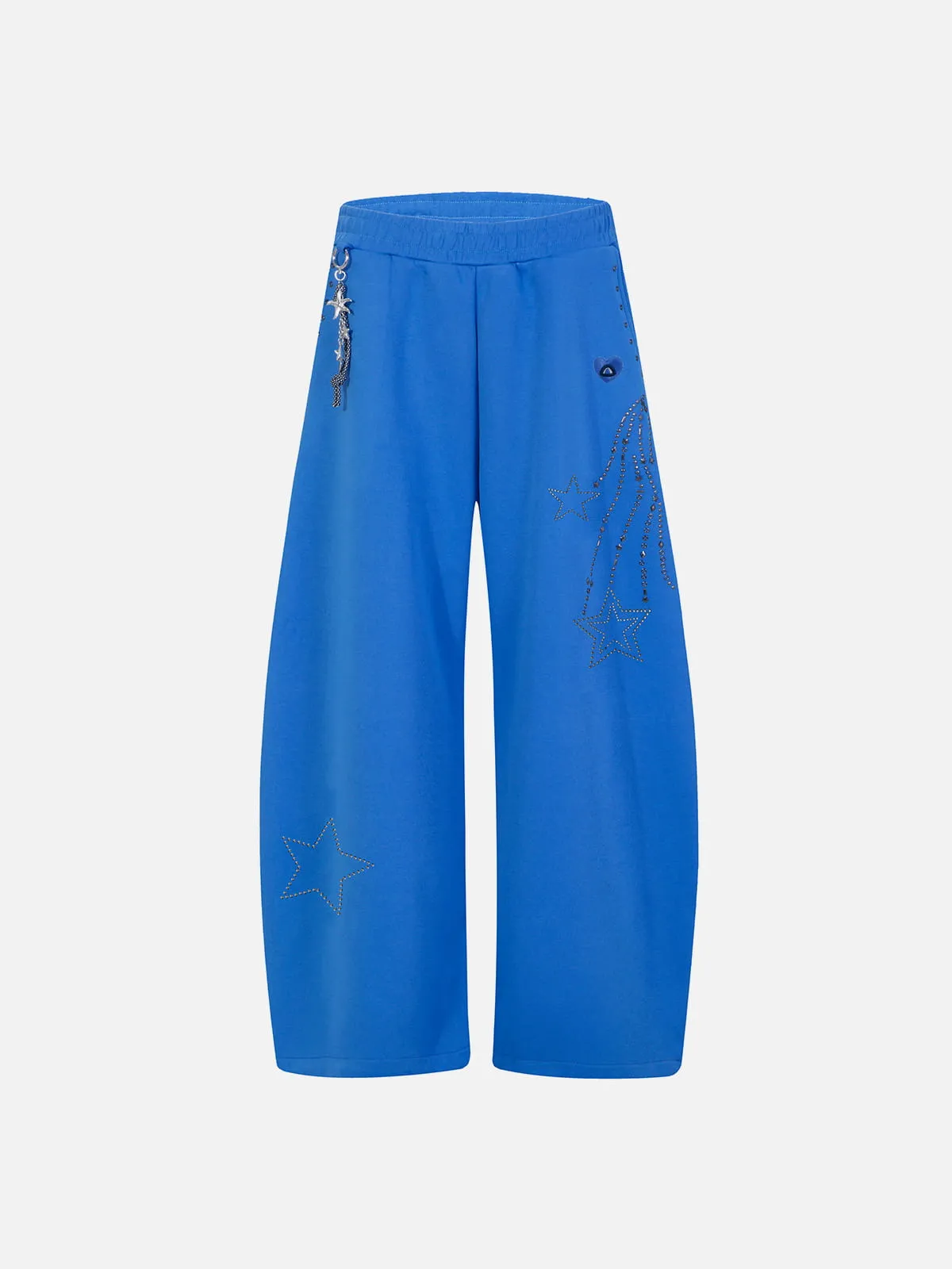 Aelfric Eden Rhinestone Star Baggy Barrel Sweatpants sold by Aelfric Eden product image thumbnail 2
