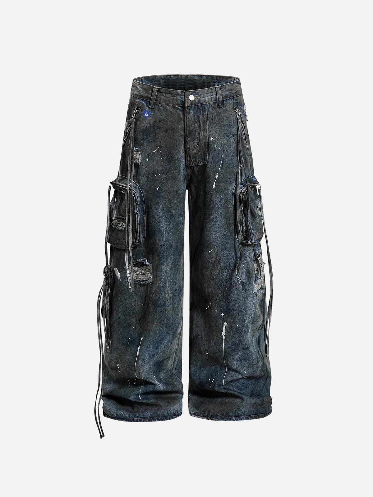 Aelfric Eden Multi Pocket Distressed Jeans sold by Aelfric Eden