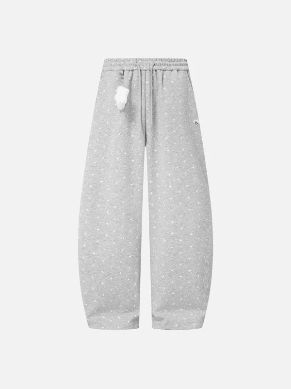 Aelfric Eden Cross Print Baggy Barrel Sweatpants made by Aelfric Eden