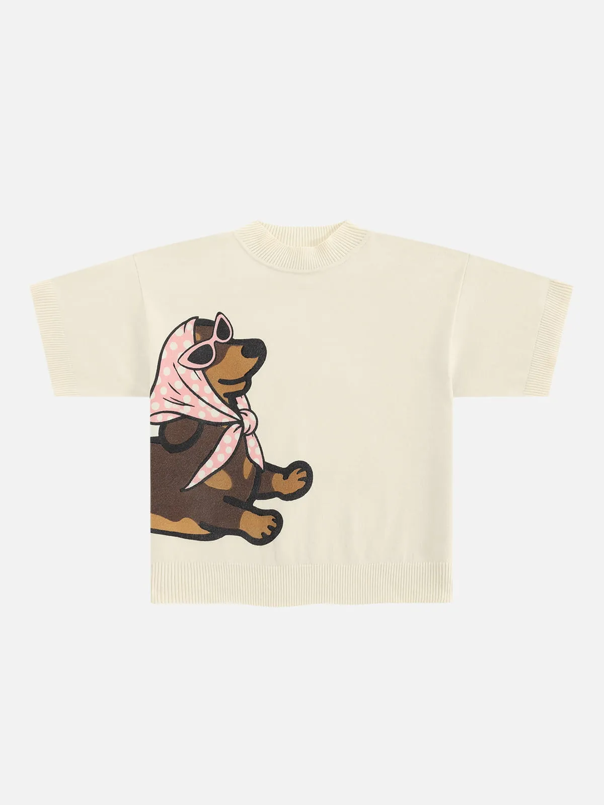 Aelfric Eden Boxy Dachshund Knit Tee sold by Aelfric Eden
