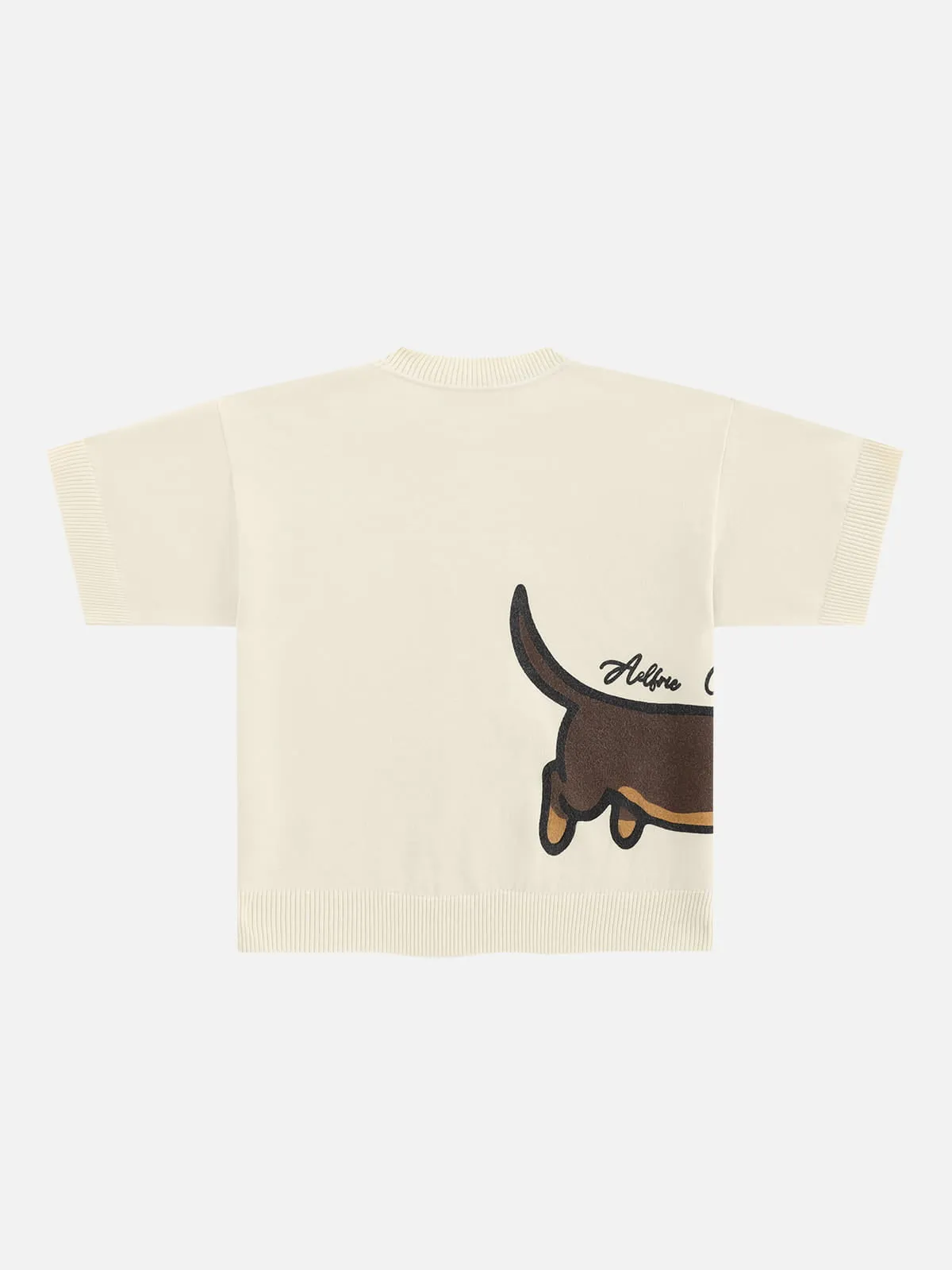 Aelfric Eden Boxy Dachshund Knit Tee sold by Aelfric Eden product image thumbnail 2