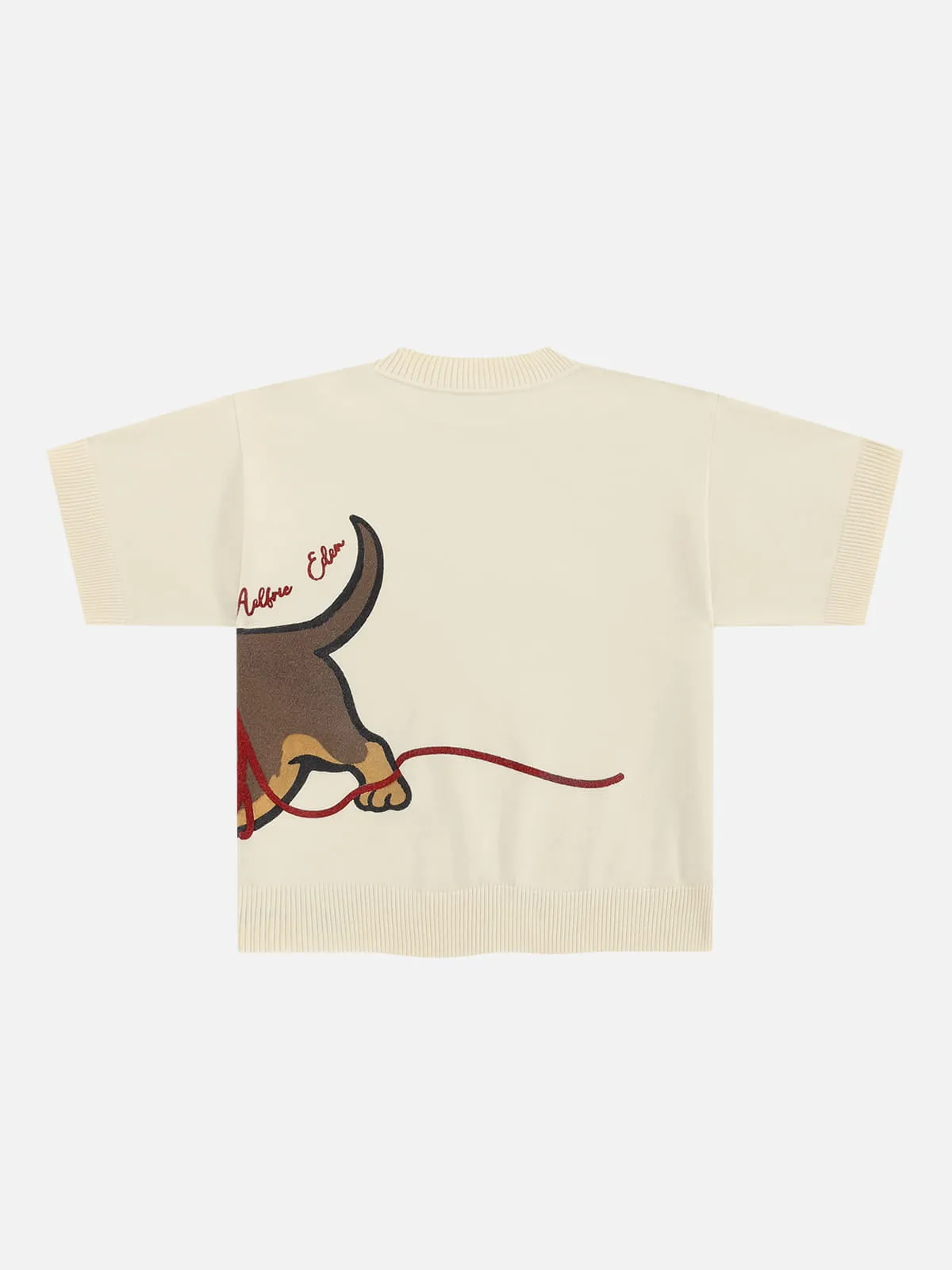 Aelfric Eden Boxy Dachshund Knit Tee sold by Aelfric Eden product image thumbnail 2