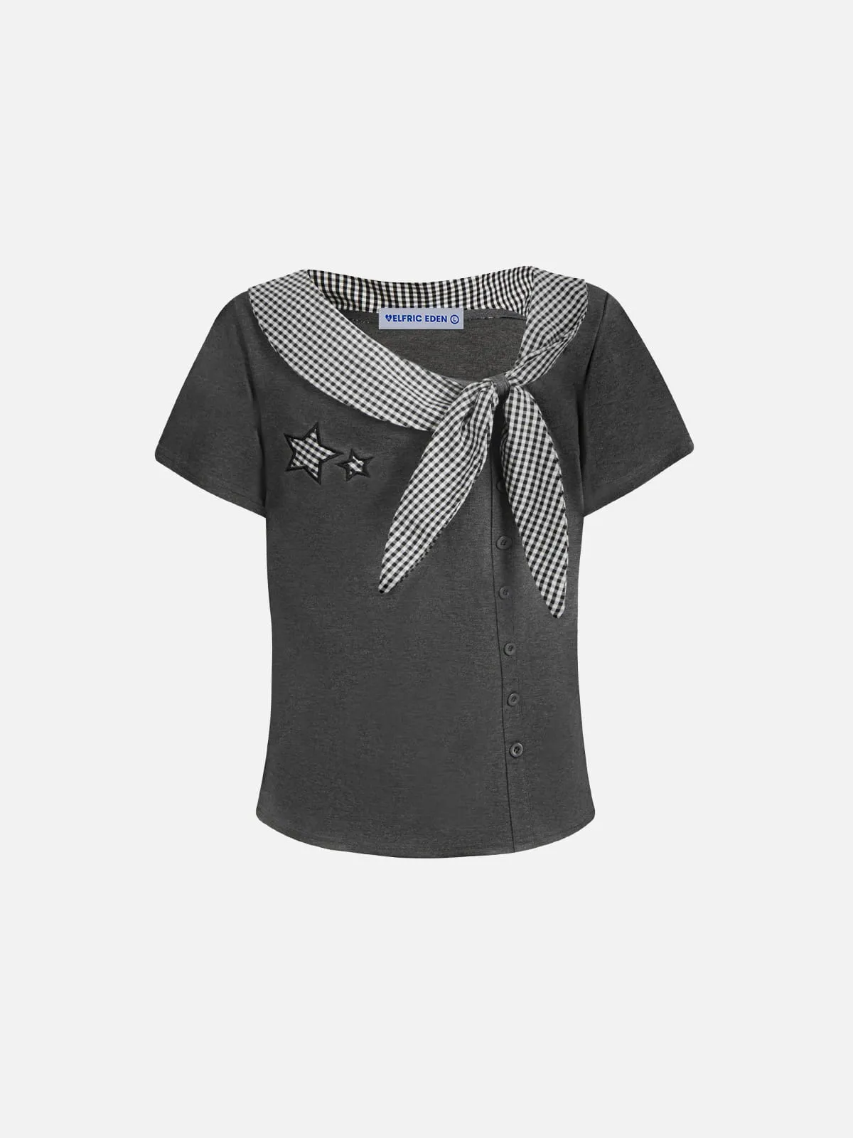 Aelfric Eden Gingham Bow Tee sold by Aelfric Eden