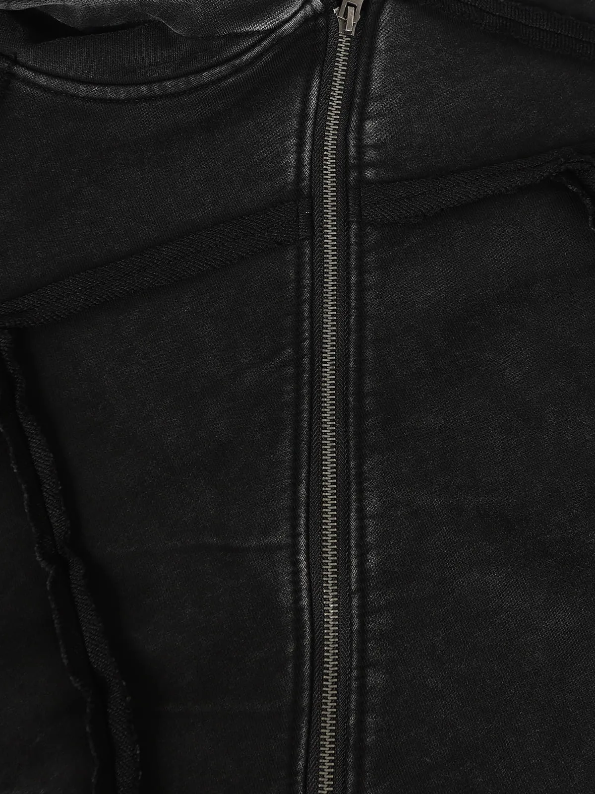 Aelfric Eden Washed Asymmetric Zip Up Hoodie sold by Aelfric Eden product image thumbnail 4