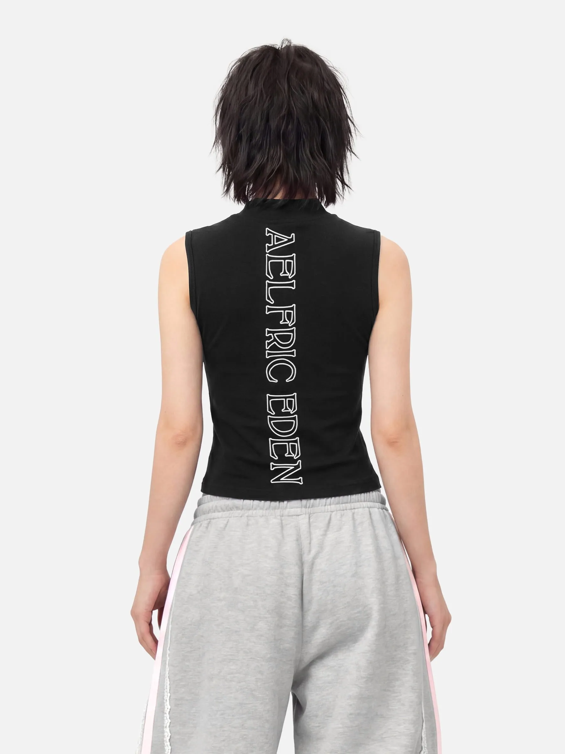 Aelfric Eden Mock Neck Sleeveless Top sold by Aelfric Eden product image thumbnail 3