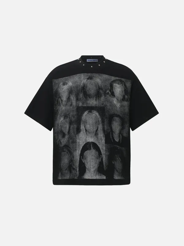 Aelfric Eden Studded Portrait Tee made by Aelfric Eden