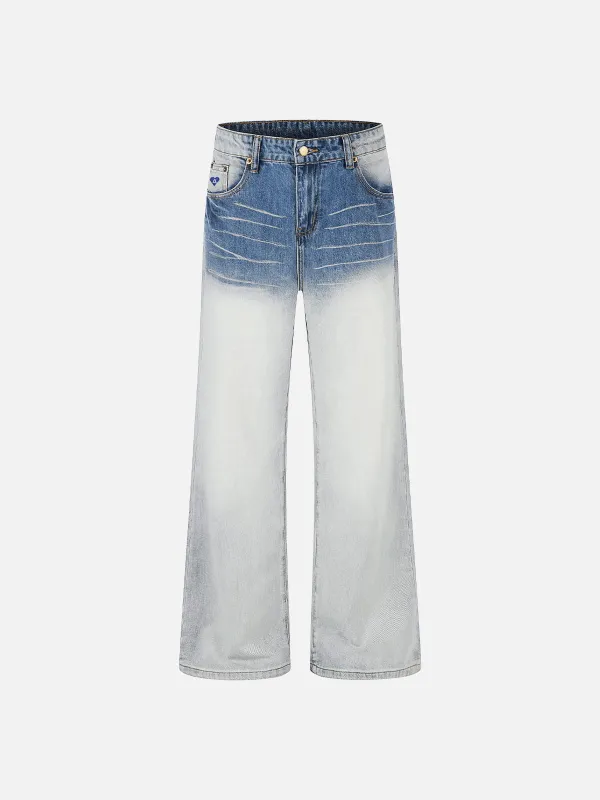 Aelfric Eden Gradient Whisker Jeans made by Aelfric Eden