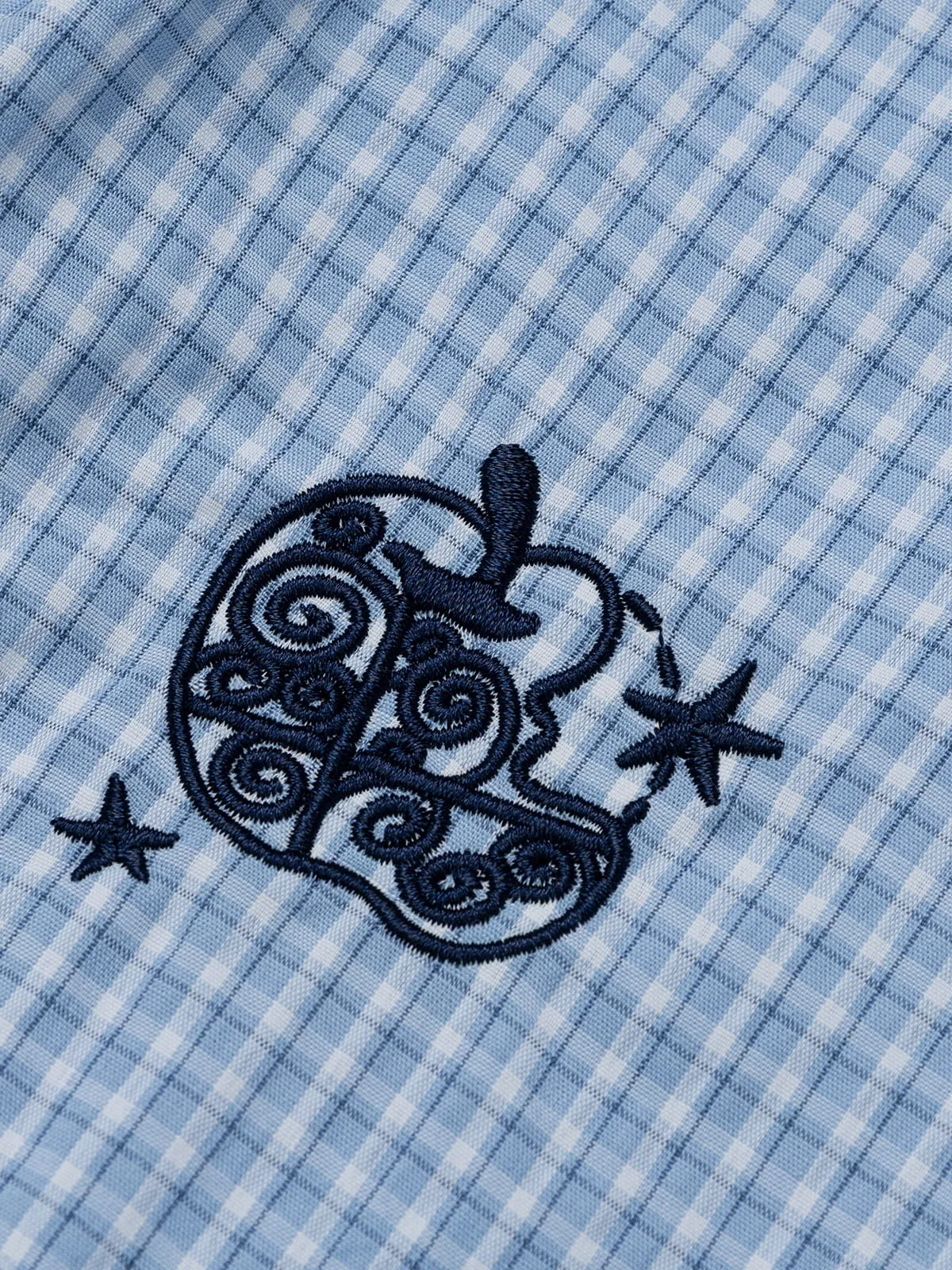 Aelfric Eden Embroidered Plaid Short Sleeve Shirt sold by Aelfric Eden product image thumbnail 3