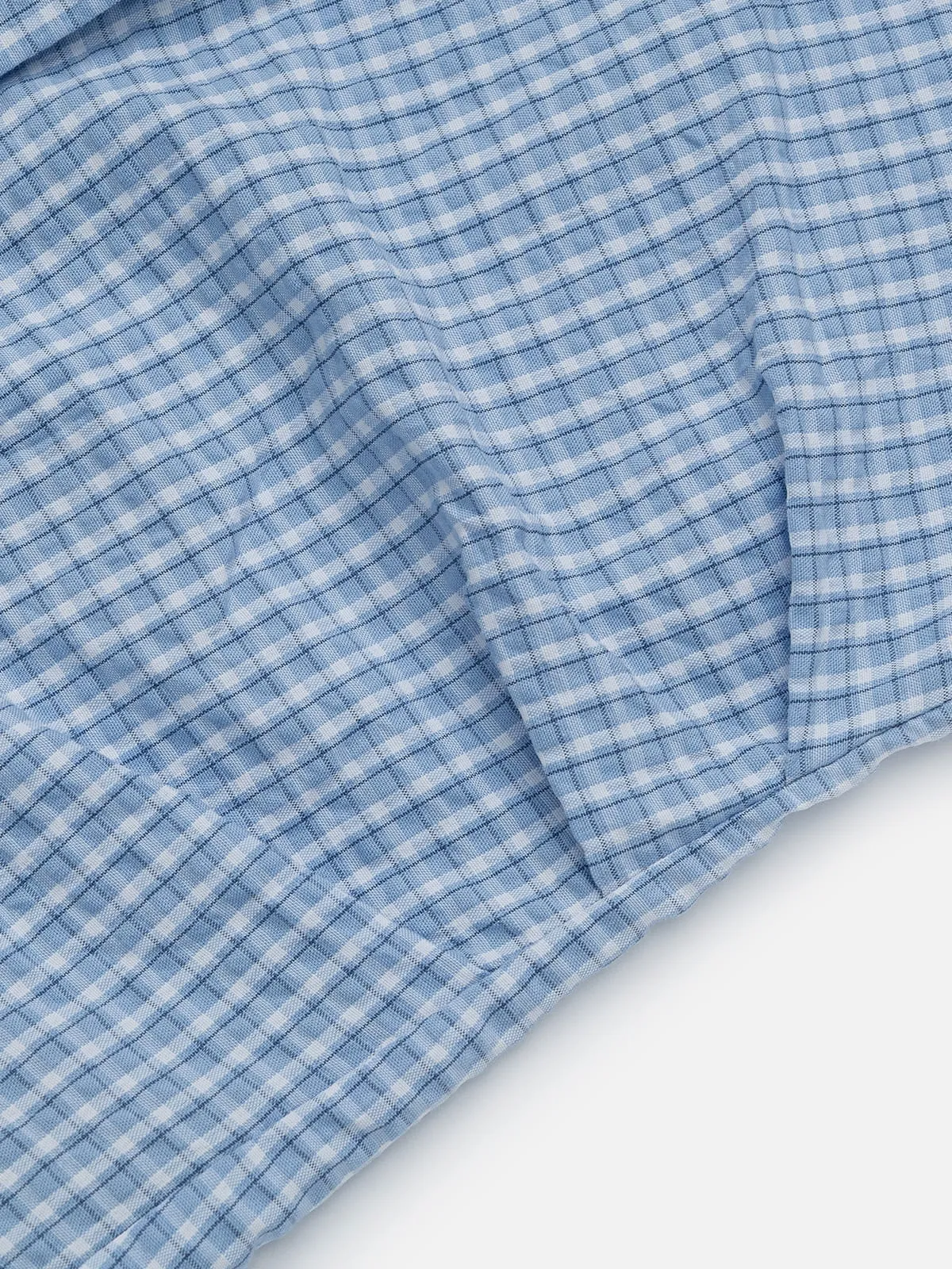 Aelfric Eden Embroidered Plaid Short Sleeve Shirt sold by Aelfric Eden product image thumbnail 4