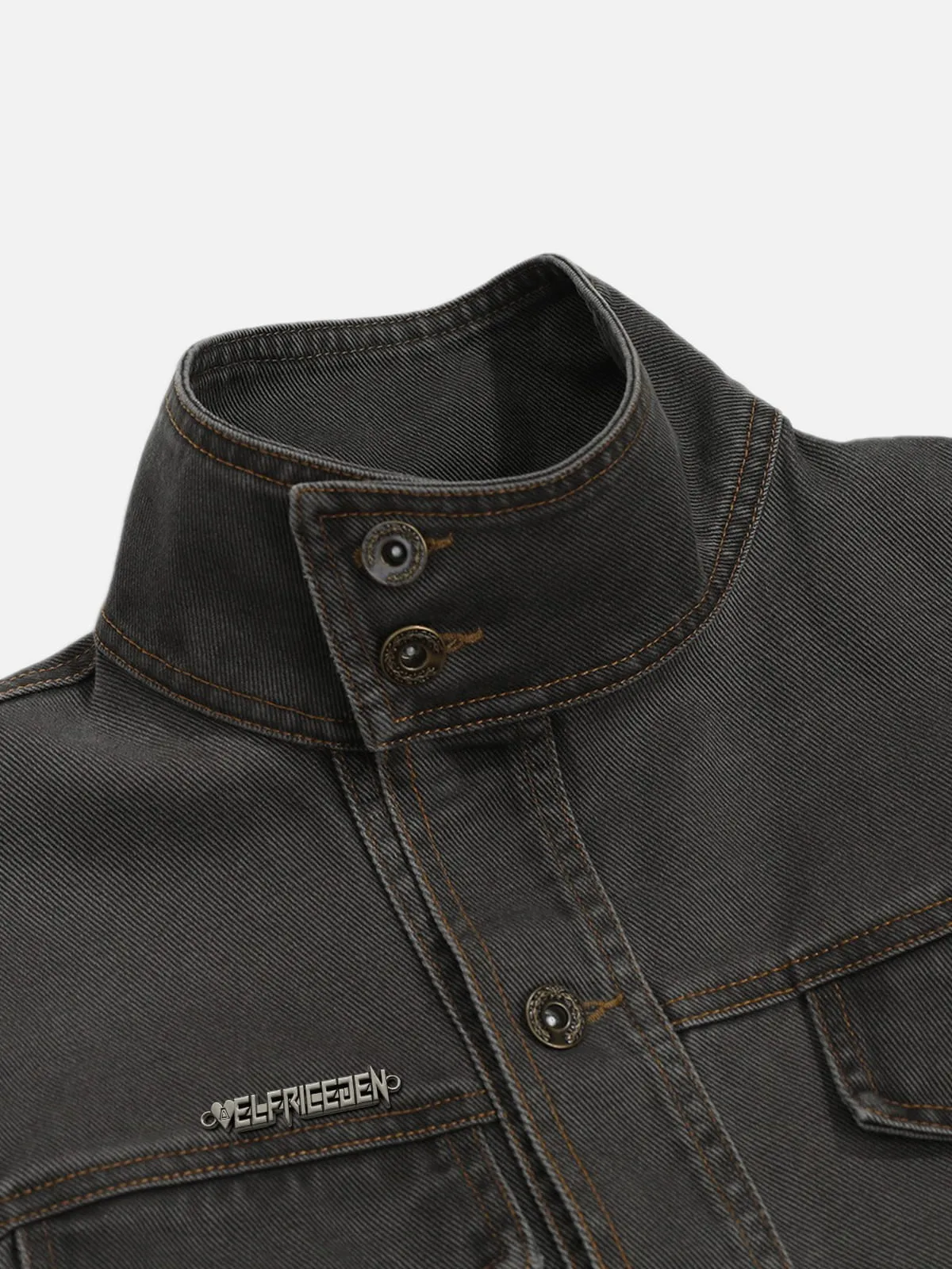 Aelfric Eden Stand Collar Denim Jacket sold by Aelfric Eden product image thumbnail 4