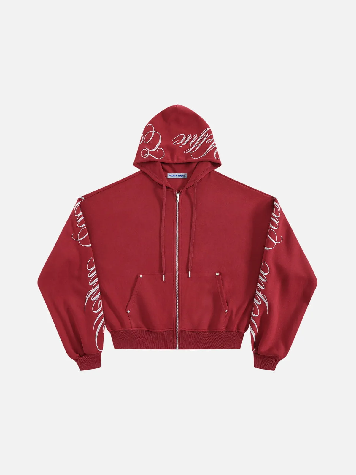 Aelfric Eden Boxy Script Embroidery Hoodie Sets sold by Aelfric Eden product image thumbnail 3