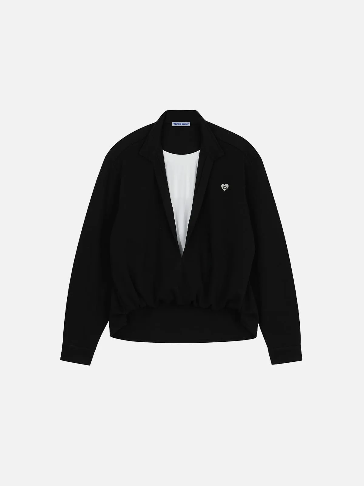 Aelfric Eden Deep V-Neck Layered Sweatshirt sold by Aelfric Eden product image thumbnail 2