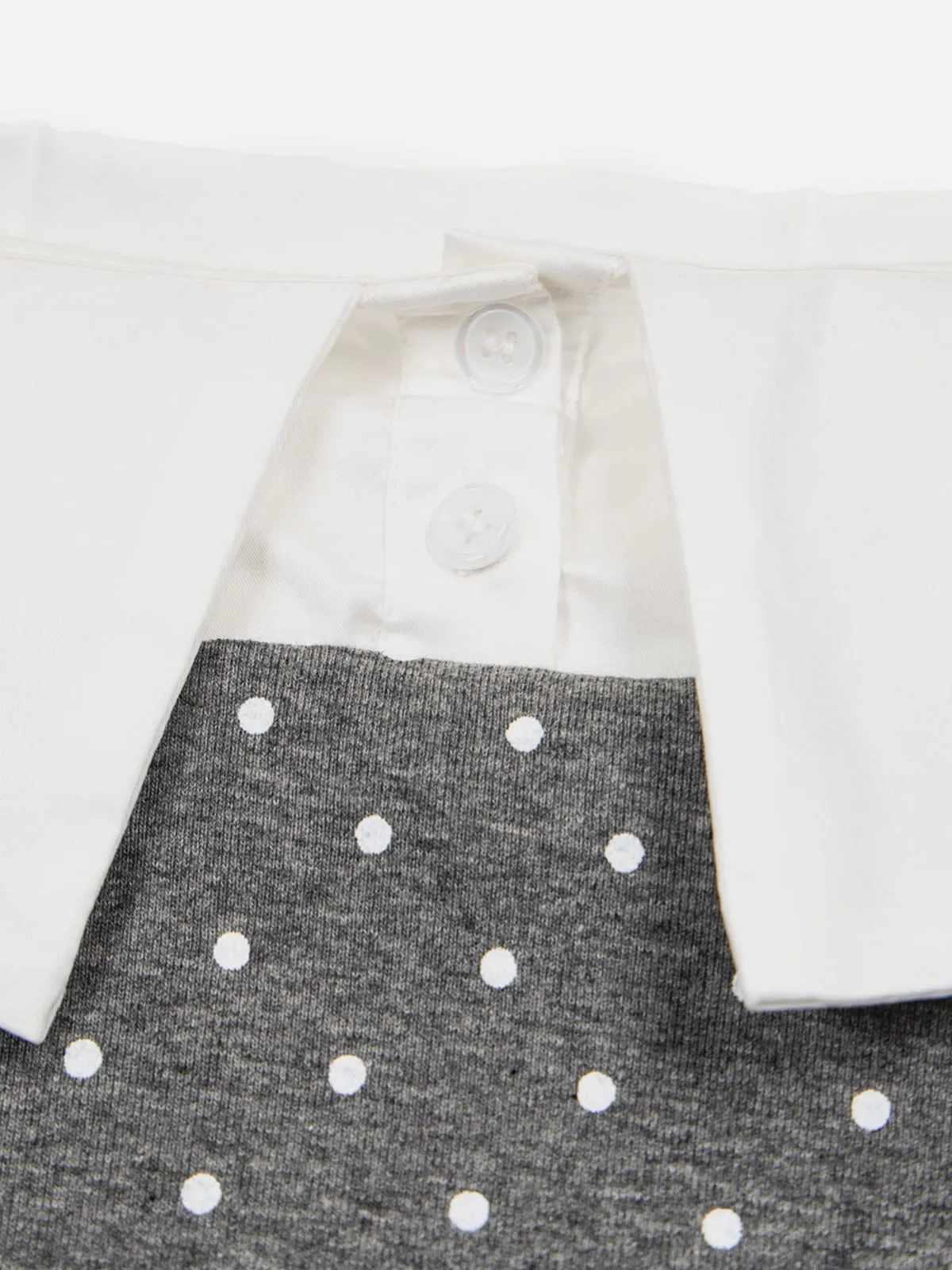 Aelfric Eden Polka Dot Tie Short Sleeve Shirt sold by Aelfric Eden product image thumbnail 3