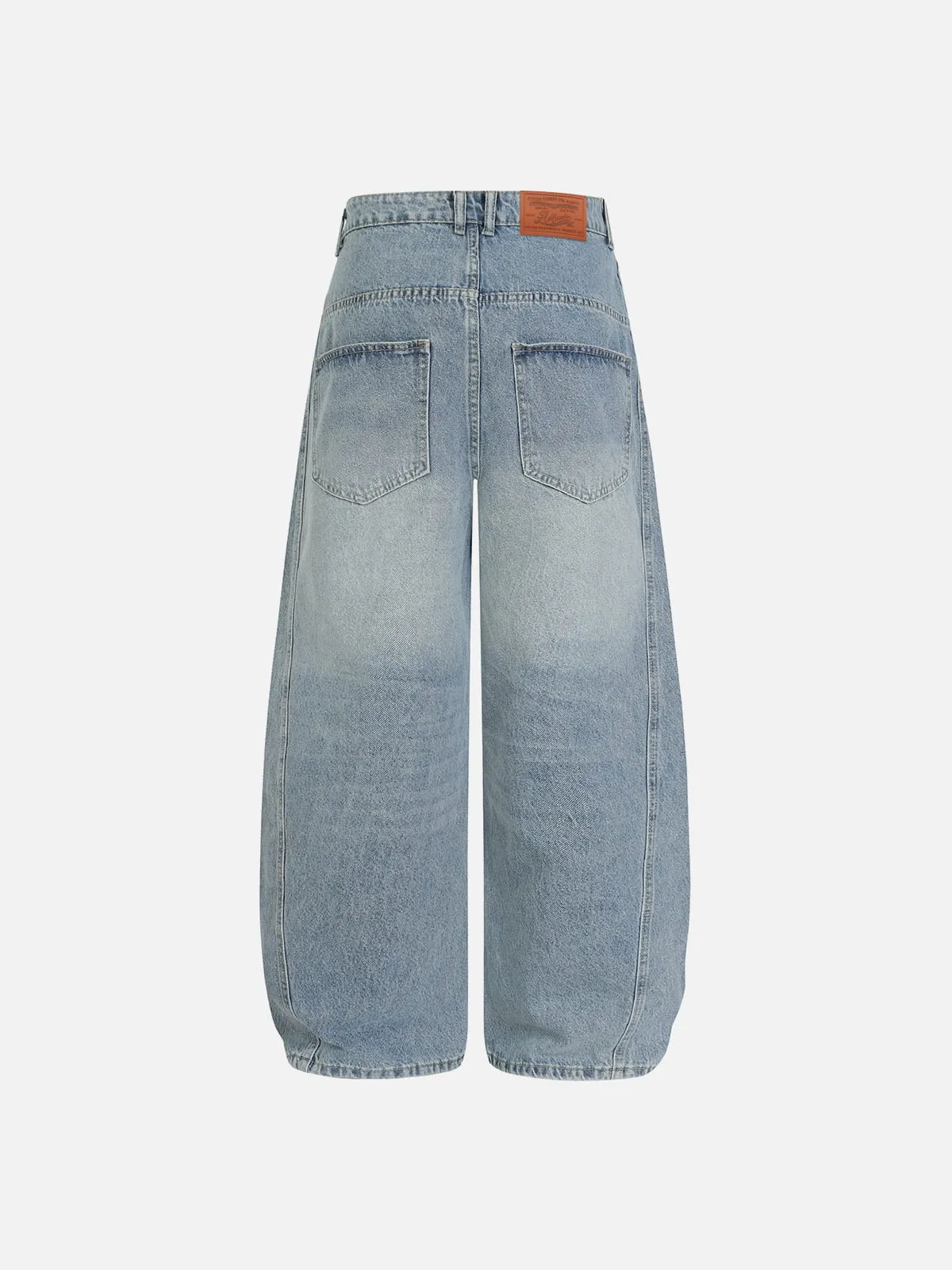Aelfric Eden Asymmetric Button Baggy Barrel Jeans sold by Aelfric Eden product image thumbnail 3