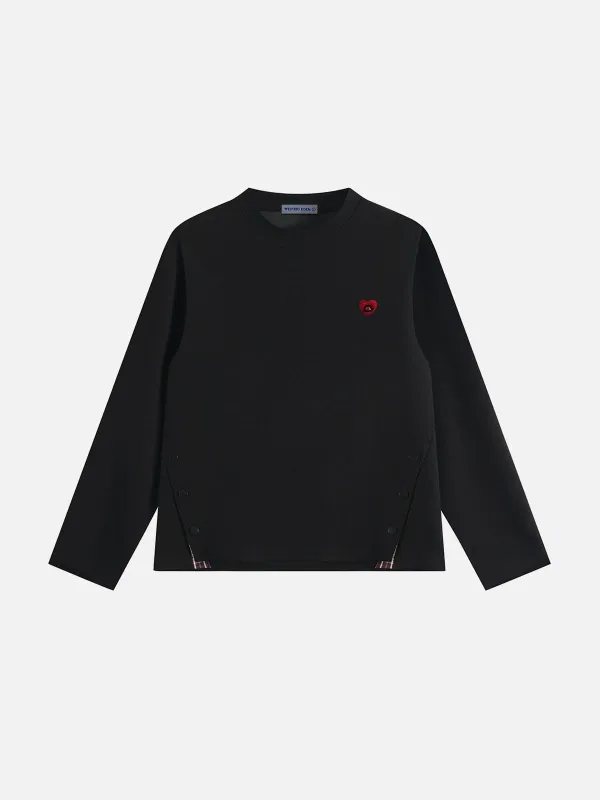Aelfric Eden Button Panel Long Sleeve Tee made by Aelfric Eden