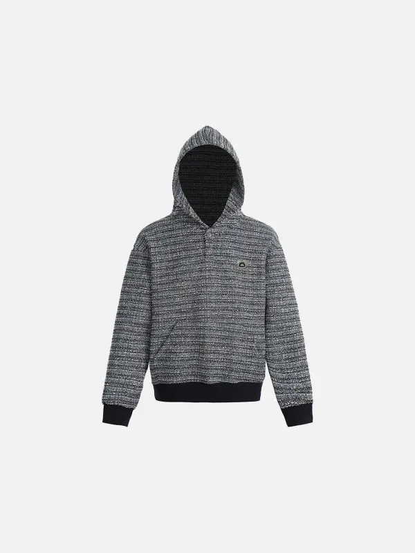 Aelfric Eden Textured Knit Pullover Hoodie made by Aelfric Eden