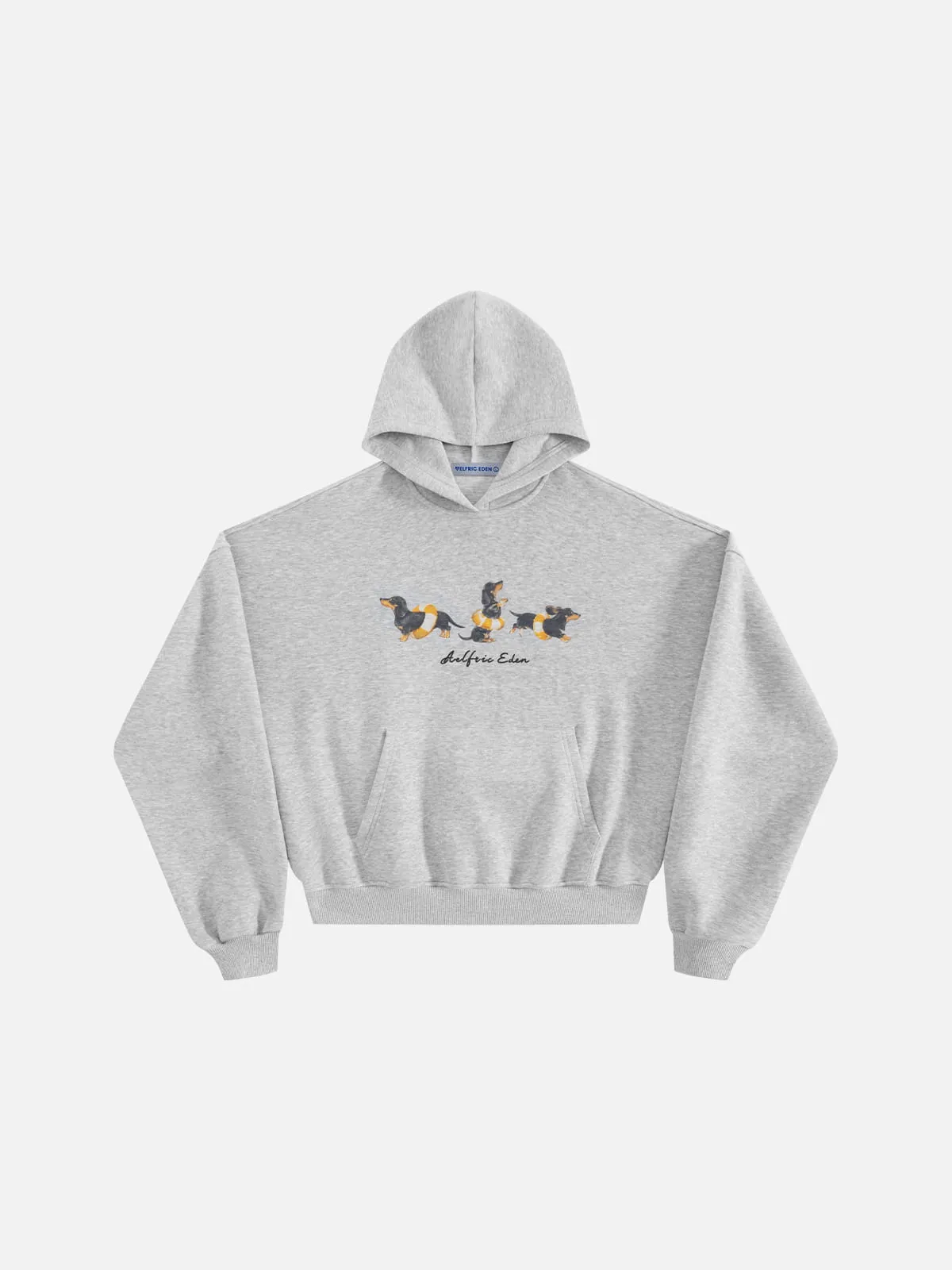 Aelfric Eden Boxy Dachshund Graphic Pullover Hoodie sold by Aelfric Eden product image thumbnail 4