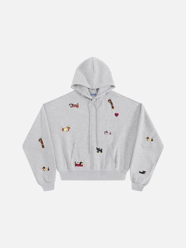 Aelfric Eden Boxy Dachshund Pullover Hoodie made by Aelfric Eden