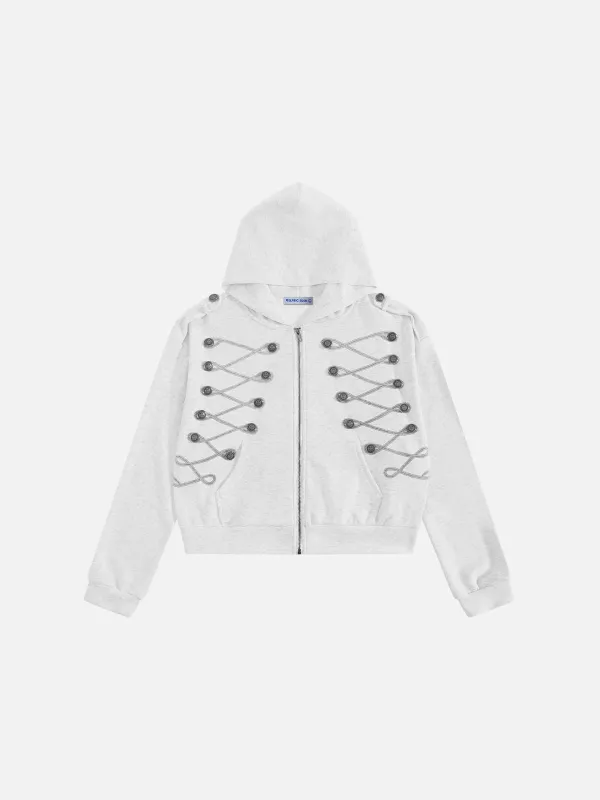 Aelfric Eden Napoleon Zip Up Hoodie made by Aelfric Eden