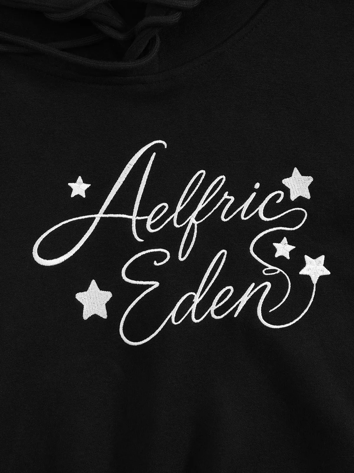 Aelfric Eden Cropped Drawstring Pullover Hoodie sold by Aelfric Eden product image thumbnail 3