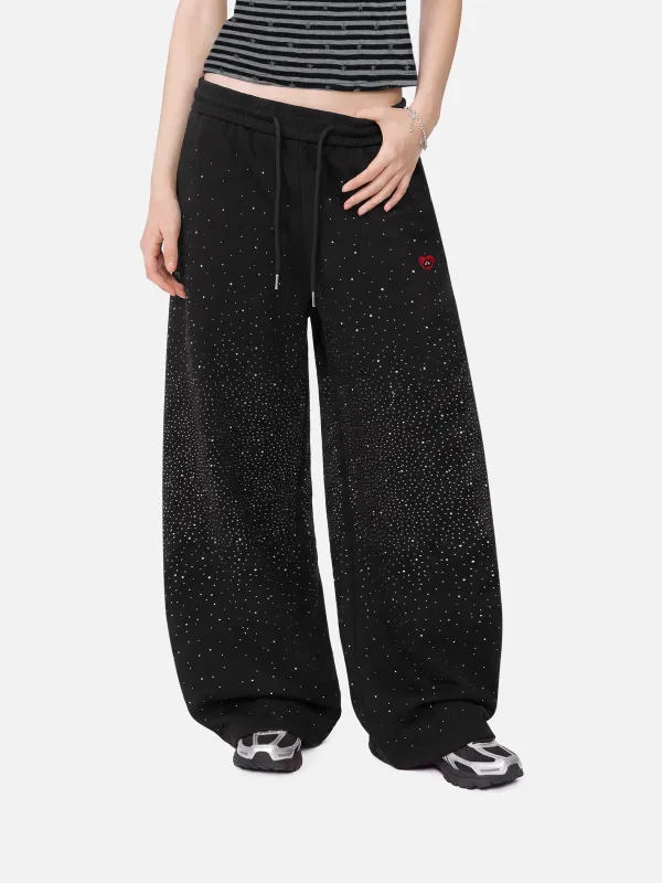 Aelfric Eden Rhinestone Baggy Barrel Sweatpants made by Aelfric Eden