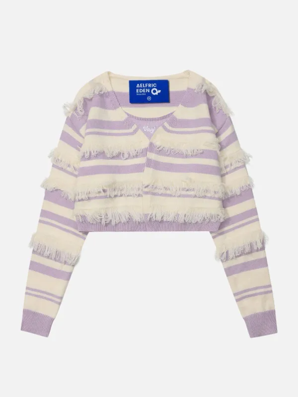 Fringe Patchwork Cardigan sold by Aelfric Eden