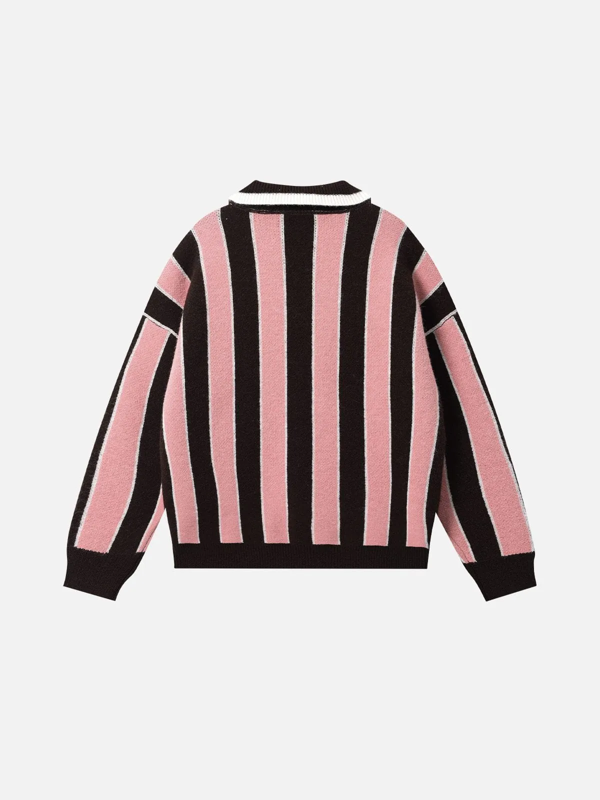 Aelfric Eden Polo Collar Striped Sweater sold by Aelfric Eden product image thumbnail 2