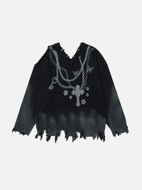 Aelfric Eden Distressed Sweater made by Aelfric Eden