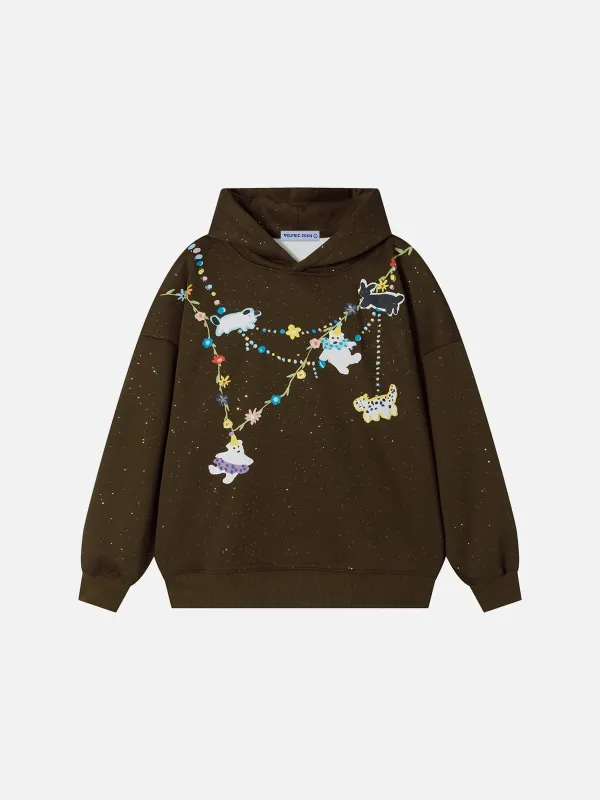 Aelfric Eden Paint Splatter Graphic Pullover Hoodie made by Aelfric Eden