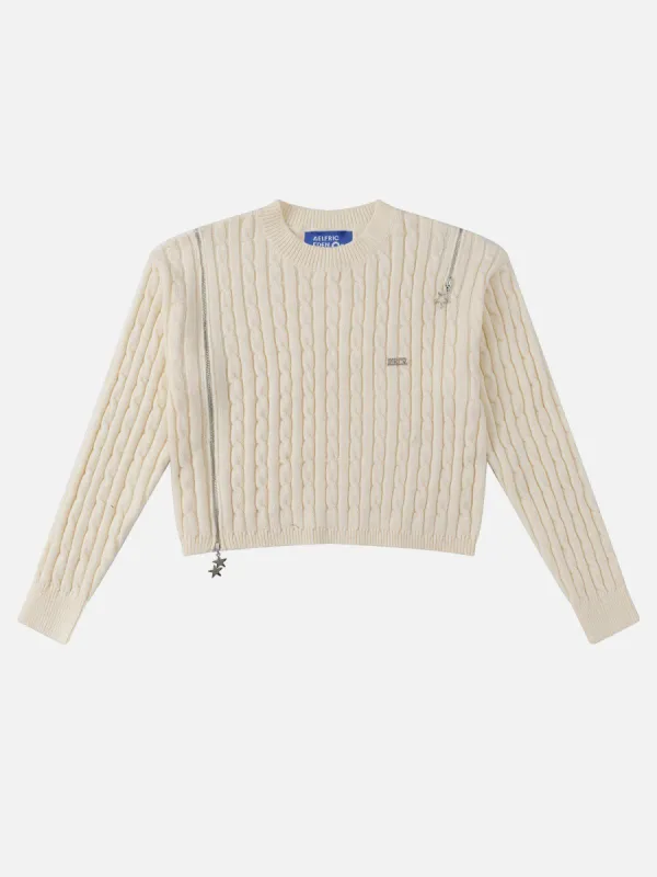 Star ZIP UP Sweater sold by Aelfric Eden