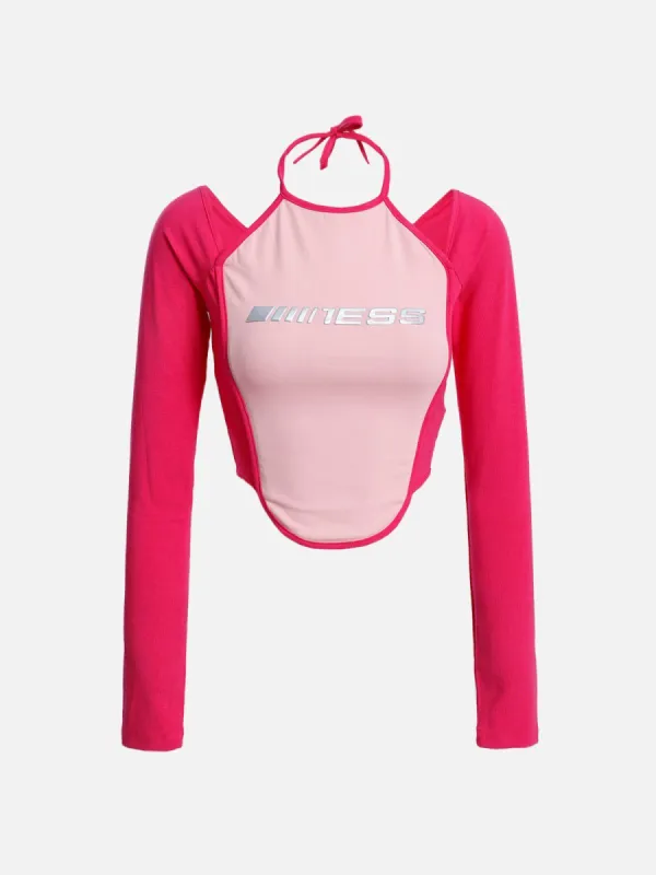 Cut Out Halter Long Sleeve sold by Aelfric Eden