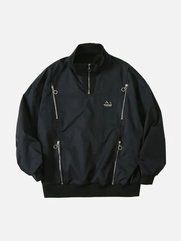 Aelfric Eden Multi-Zipper Bomber Jacket sold by Aelfric Eden