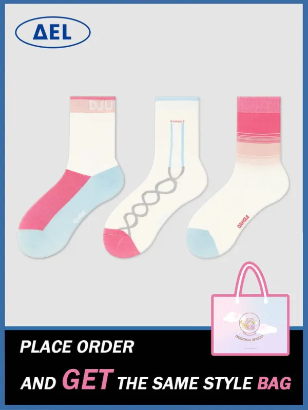 Spiral Colorblock Socks sold by Aelfric Eden