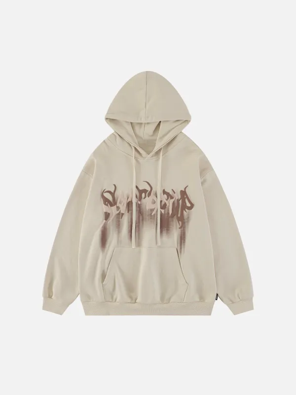 Aelfric Eden Smudge Letters Hoodie sold by Aelfric Eden